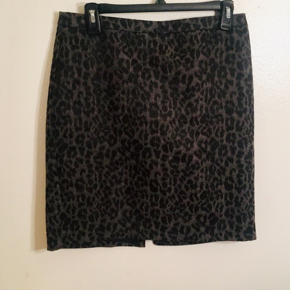 Ann Taylor Loft Petite 6P Cheetah Print Skirt